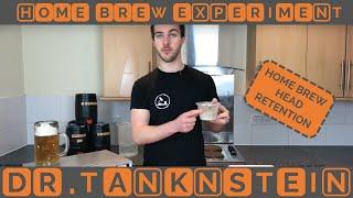 Which grain gives best Homebrew Head Retention? The Beer Foam Experiment