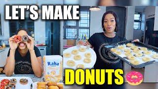 THE PERFECT HOME MADE DONUTS  || RAHA RECEIPES WITH DIANA BAHATI