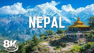 Nepal 8K | Scenic Relaxation Film with Epic Cinematic Music | Video 8K Ultra HD