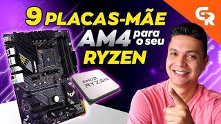 9 DICAS DE PLACAS-MÃE PARA AMD RYZEN DE SOCKET AM4 | Placas-mãe para comprar na Black Friday