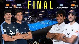 FINAL DUBAI P1 - Coello Tapia vs Galan Chingotto - Partido completo