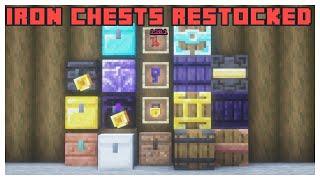 BEST STORAGE mod for MINECRAFT 1.20.1! (Iron Chests Restocked 1.20.1)