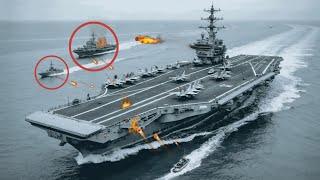 U.S. NAVY AIRCRAFT CARRIER Ambushed by Somali Pirates What Happens Next is CRAZY!