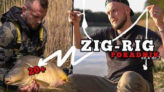 ZIG-RIG od A do Z / Łowienie KARPI z toni wody/ PORADNIK  / Karp 20+