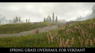 Skyrim SE Mods: Spring Grass Overhaul for Verdant