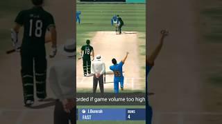 TOP 1 BEST DILLEVRY JASPRIT BUMRAH ll SACHIN SAGA CRICKET GAME ll #shorts #cricket #sachin