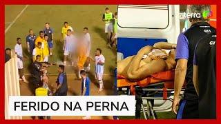 Policial atira em jogador na segunda divisão do Campeonato Goiano