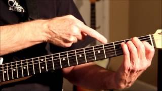 CAGED E Guitar Fretboard Chord Lesson