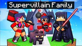 Having a SUPERVILLAIN FAMILY in Minecraft!