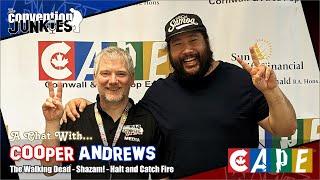 Interview with Cooper Andrews (The Walking Dead, Shazam!, Aquaman: King of Atlantis) at CAPE 2023