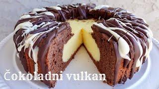 TORTA ČOKOLADNI  VULKAN, JEDNOSTAVNA I UKUSNA TORTA