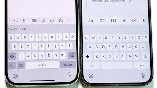 iOS 26 Keyboard Vs iOS 18 Keyboard! (Comparison)