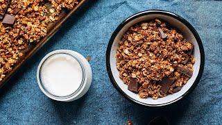 Sea Salt Dark Chocolate Granola | Minimalist Baker Recipes