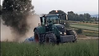 Fendt 720 Vario & Lemken Rubin 9 wał daszkowy, talerzowanie