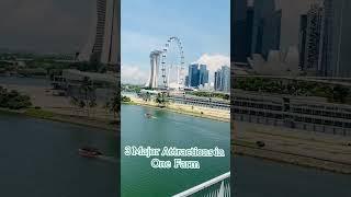 Singapore 3 Major Attractions in 10 sec || Ankur Sharma Vlogs #shorts #singaporeshorts