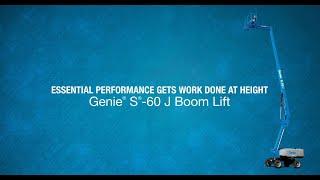 Product Walk-Around: Genie® S®-60 J Telescopic Boom Lift - ANSI