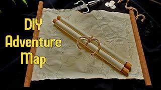 How to Make Ancient Map Scrolls to Level Up YOUR Next D&D Adventure