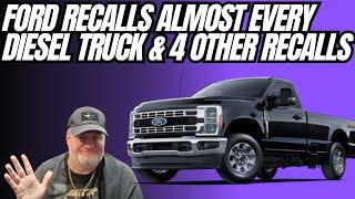 Ford Recalls Almost EVERY Diesel Truck Since 2020 And 4 Other Recalls First Day Of 2025