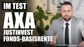 Lohnt sich die AXA JustInvest Fonds-BasisRente?