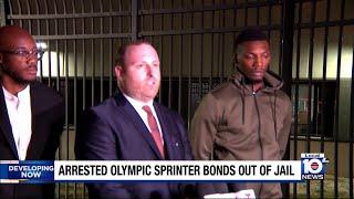 Olympic medalist Fred Kerley released from jail, attorney addresses media