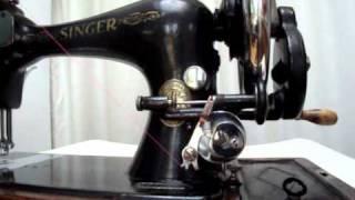 How to wind a Singer sewing machine long bobbin and load the shuttle the correct way