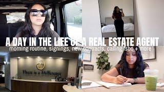 *realistic* DAY IN MY LIFE AS A REAL ESTATE AGENT | closings, new contracts, calling fsbo + more!