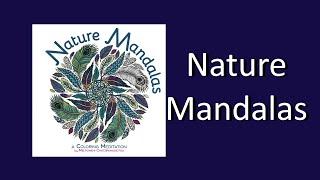 Nature Mandalas by Melpomeni Chatzipanagiotou Coloring Book Flip Through