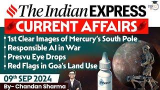 The Indian Express Newspaper Analysis | 9 September 2024 | Daily Current Affairs | By StudyIQ IAS