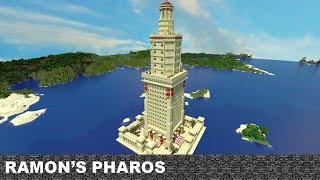 Minecraft Ramon's Pharos Lighthouse aka the Great Lighthouse of Alexandria