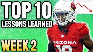 Top 10 Takeaways You NEED to Know BEFORE Week 2 Fantasy Football