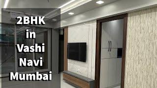 2bhk || Vashi || Navi Mumbai || Price - 1.35 cr. G+25 floor tower with amenities. ️ 9619227846