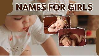 NAMES FOR MUSLIM BABY GIRLS NAMES WITH MEANING