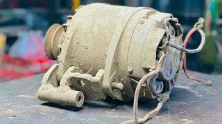 40 year Old Alternator Restoration & Automotive Electric Generator