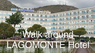 Walk around LAGOMONTE HOTEL. Alcudia.