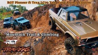 RC Scale 1/10 | Mountain Trail and Climb | Trx4 Toyota LC70 | Rgt Pioneer | EX 86110 | Trx4 Bronco