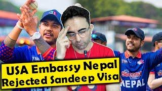 The US Embassy in Nepal had denied Sandeep Lamichanne visa for the T20 World Cup....!