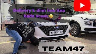 Delivery k dinn hua itna bada scam  || Team47 #cardelivery #verna #modified #nagpur