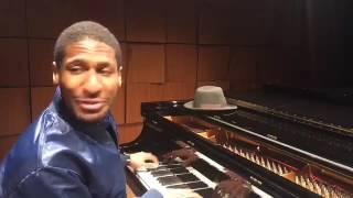 Jon Batiste plays some Christmas tunes on the piano