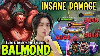 THANK YOU ONIC KAIRI FOR BALMOND NEW 1 SHOT BUILD THE REAL MONSTER  - BUILD TOP 1 GLOBAL BALMOND