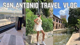 San Antonio, Texas VLOG: exploring, visiting the alamo, tower of the americas & more!