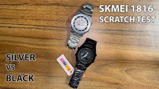 SKMEI 1816 Showdown: Black vs Silver | Scratch & Durability Test!
