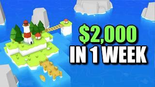 Indie Dev Income - 1 Week of Game Sales