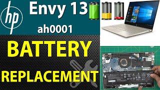 How to Replace Battery on HP ENVY 13 ah0001 Laptop - Step-by-Step Guide🪫