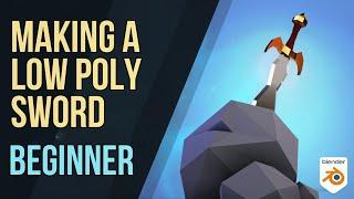 Create a Low Poly Sword for Beginners