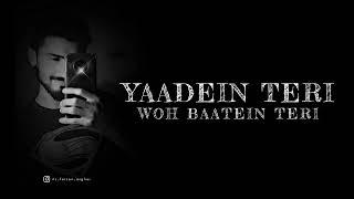 Yaadein Teri Woh Batein Teri || Faizan Asghar || Lyrical Audio