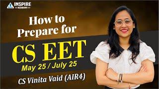 How to Prepare for CSEET May 2025 l CS Vinita Vaid (AIR 4) l Inspire Academy #companysecretary