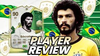 5⭐4⭐ 90 WINTER WILDCARD ICON SOCRATES SBC PLAYER REVIEW | FC 25 Ultimate Team