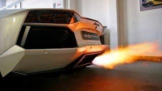 Lamborghini Aventador by Edo Competition SHOOTING EPIC FLAMES!