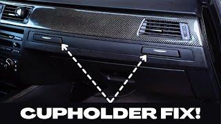 BMW 3 Series Dashboard Cupholder Replacement Guide | E90 E91 E92 E93 DIY | 325i 328i 330i 335i M3