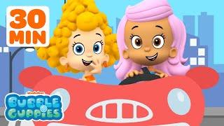 Bubble Guppies Sing About Cars, Trains & More!  | 30 Minute Compilation | Nick Jr.